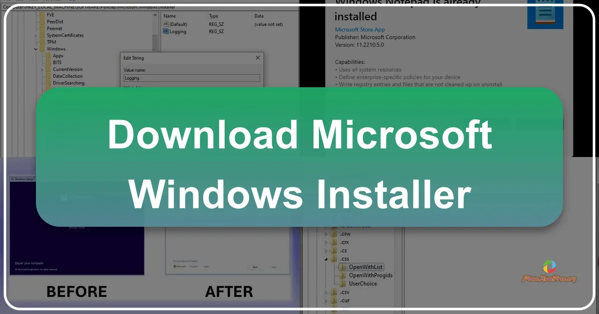 Microsoft Windows Installer 5.0: Công cụ cốt lõi cho việc cài đặt phần mềm trên Windows
