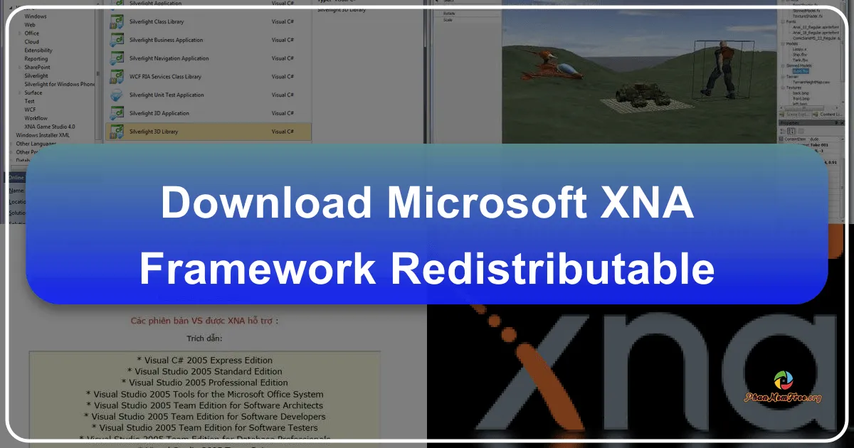 Microsoft XNA Framework Redistributable: Nền tảng Phát triển Game Của Microsoft