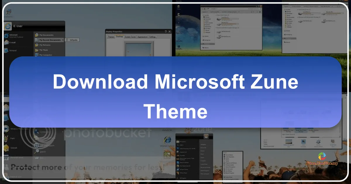 Microsoft Zune Theme: A Blast from the Past