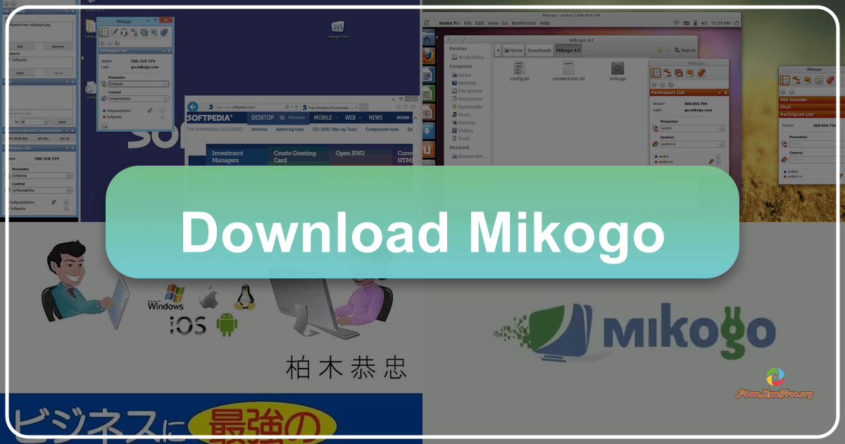 Mikogo: a free screen sharing software for online meetings and presentations with various features. /images/download-mikogo.png