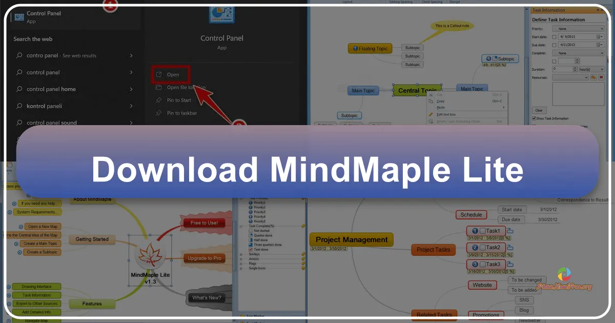 MindMaple Lite: Công cụ lập bản đồ tư duy mạnh mẽ và thân thiện