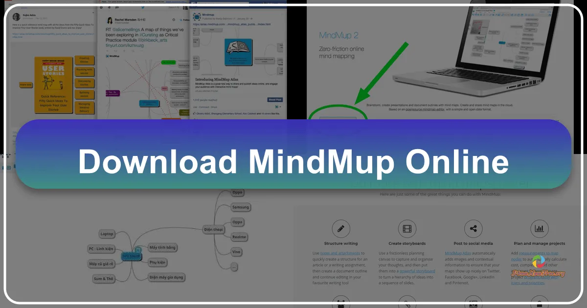MindMup Online: Công cụ tạo bản đồ tư duy trực tuyến đơn giản và hiệu quả