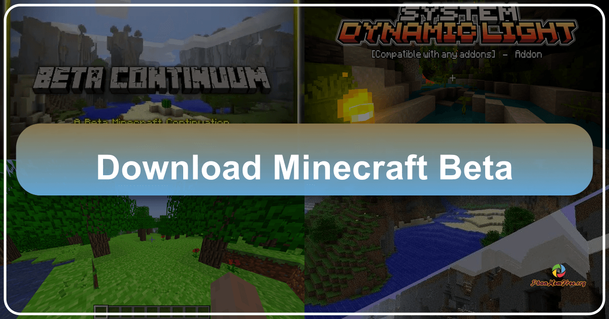 Exploring Minecraft Beta: Early access, new features, and community involvement in the pre-release version of the popular sandbox game. /images/download-minecraft-beta.png