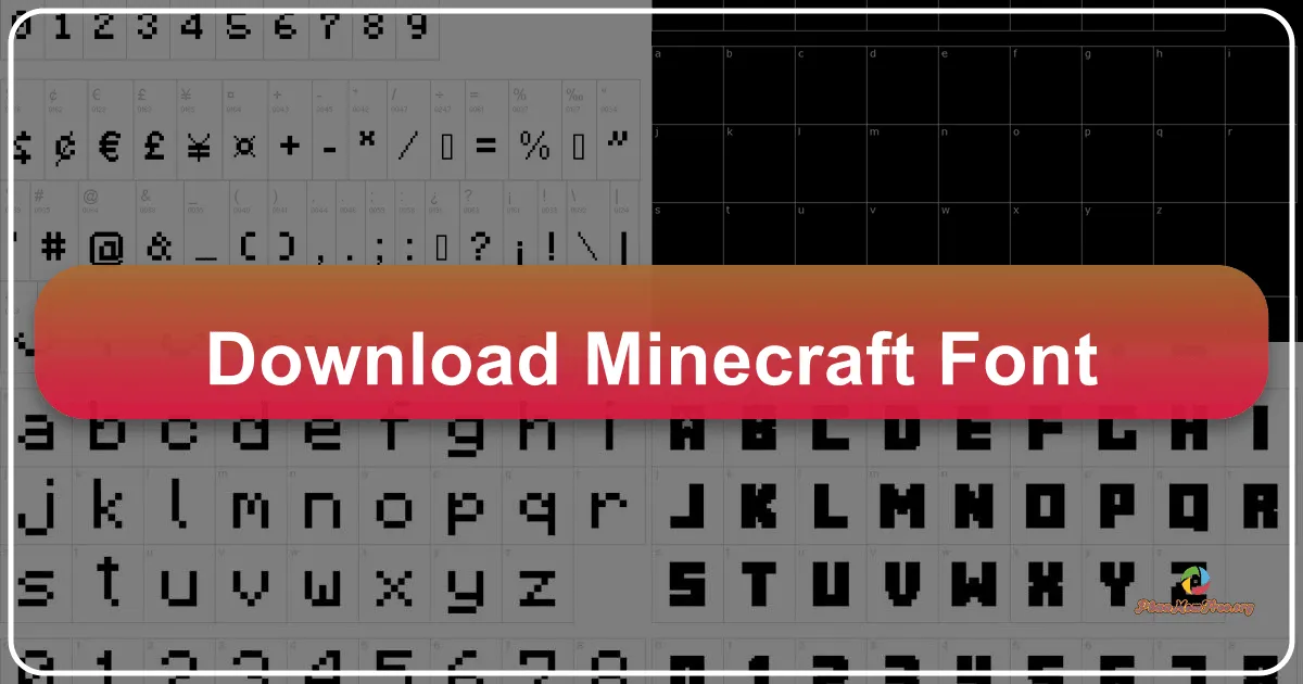 Minecraft Font: A Pixelated Paradise for Your Text