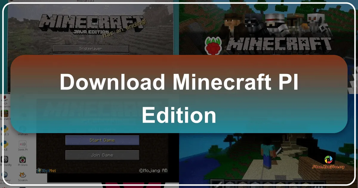 Tải Minecraft: Pi Edition – Phiên bản Minecraft Miễn Phí Dành Cho Lập Trình Viên Tương Lai