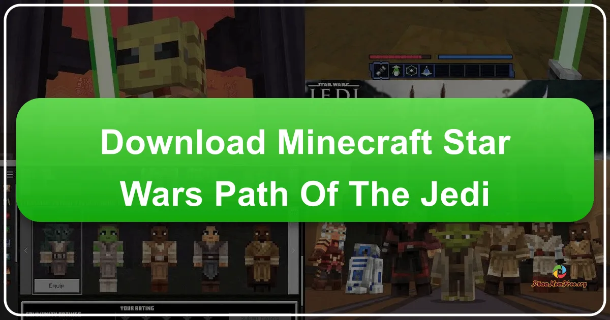 Minecraft Star Wars: Path of the Jedi – A Blocky Galaxy Far, Far Away