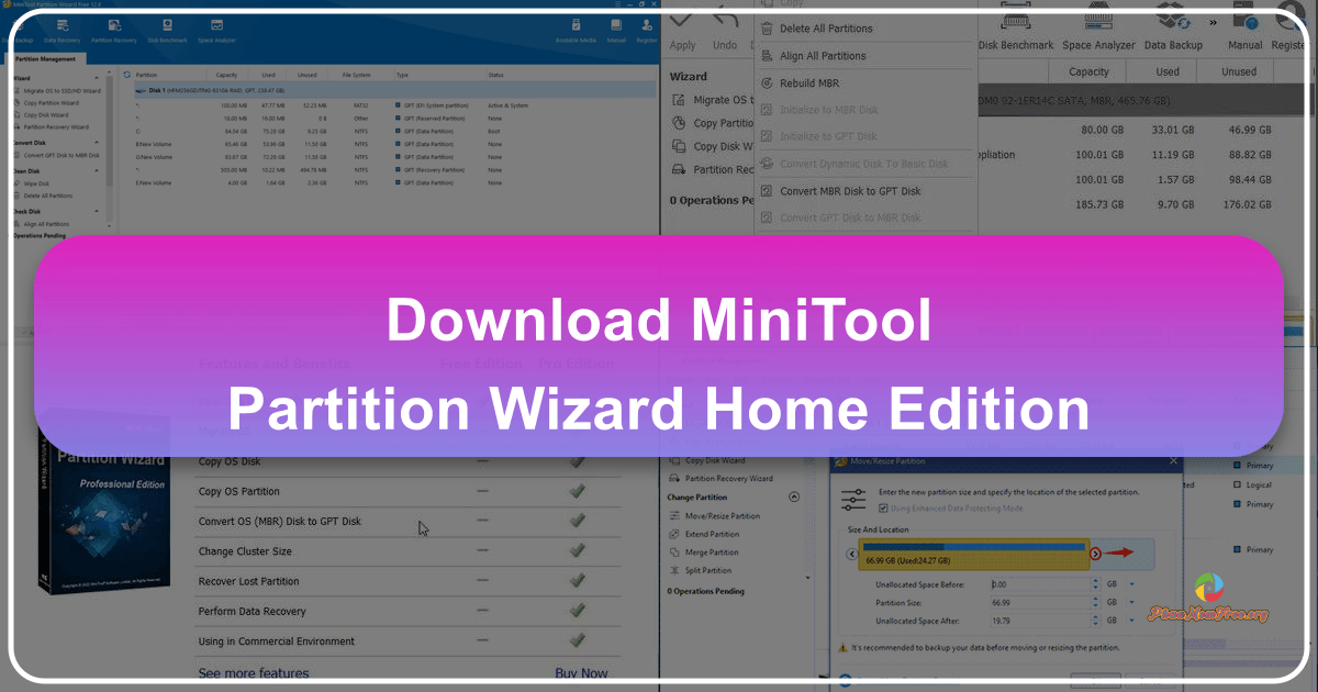 Giới thiệu MiniTool Partition Wizard Home Edition: quản lý phân vùng ổ cứng miễn phí, mạnh mẽ và dễ sử dụng. /images/download-minitool-partition-wizard-home-edition.png