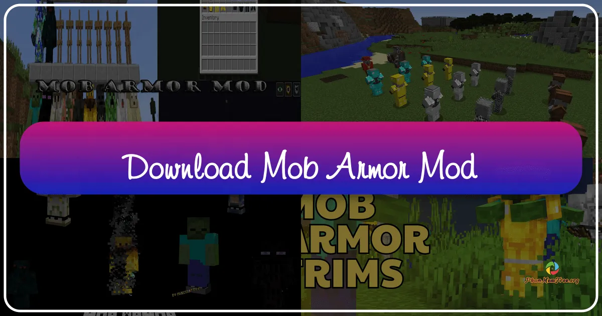 Mob Armor Mod: Biến Hình Thành Quái Vật và Triển Khai Sức Mạnh Khủng Khiếp trong Minecraft