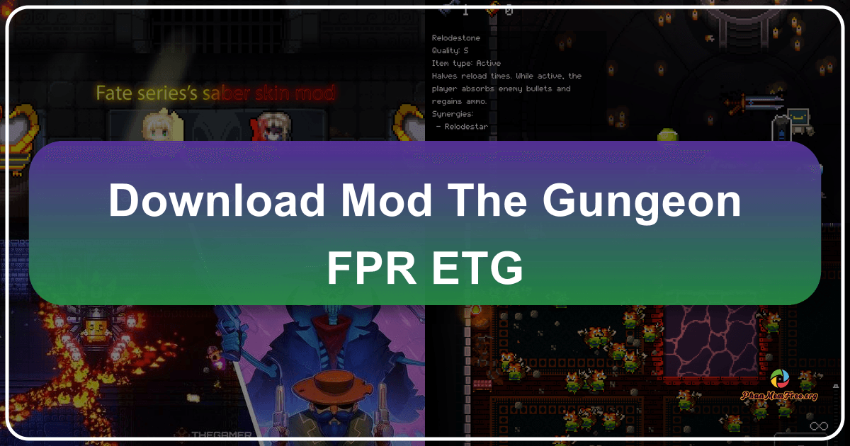 Mod the Gungeon enhances Enter the Gungeon with custom mods and gameplay modifications. /images/download-mod-the-gungeon-fpr-etg.png