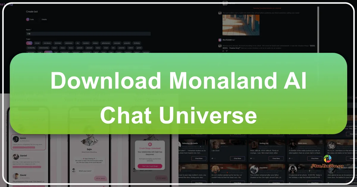 Monaland: AI Chat Universe – Your Personalized Pocket Universe of AI Companions