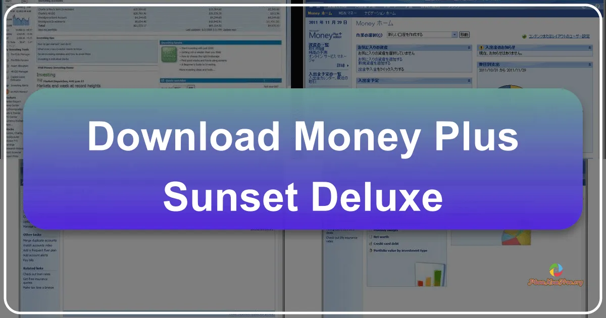 Money Plus Sunset Deluxe: A Retrospective on a Discontinued Personal Finance Program