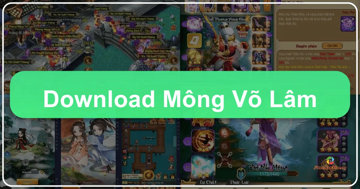 Mộng Võ Lâm: Thế Giới Kiếm Hiệp 3D Trên Điện Thoại và PC