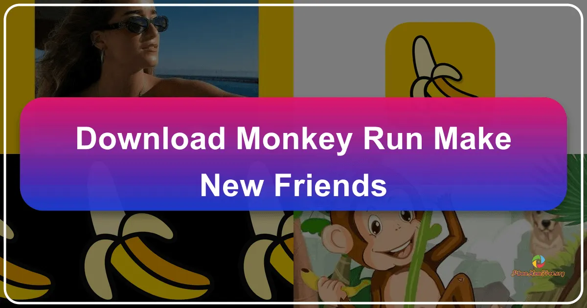 Monkey Run - Make New Friends: Your Global Social Connection