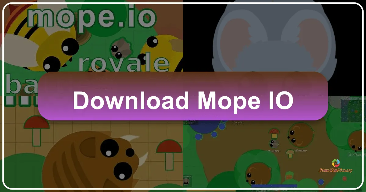 Mope.io: Thế giới sinh tồn đầy thú vị trong lòng bàn tay