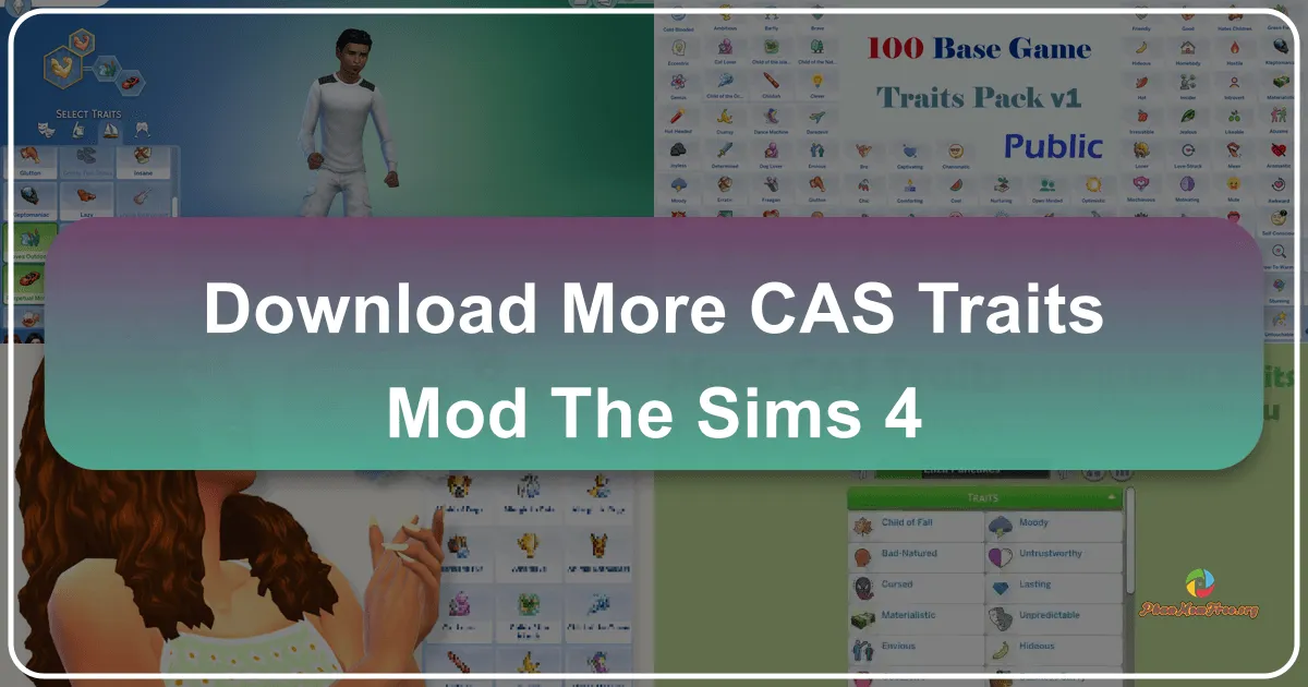 More CAS Traits Mod For The Sims 4: Expanding Character Customization