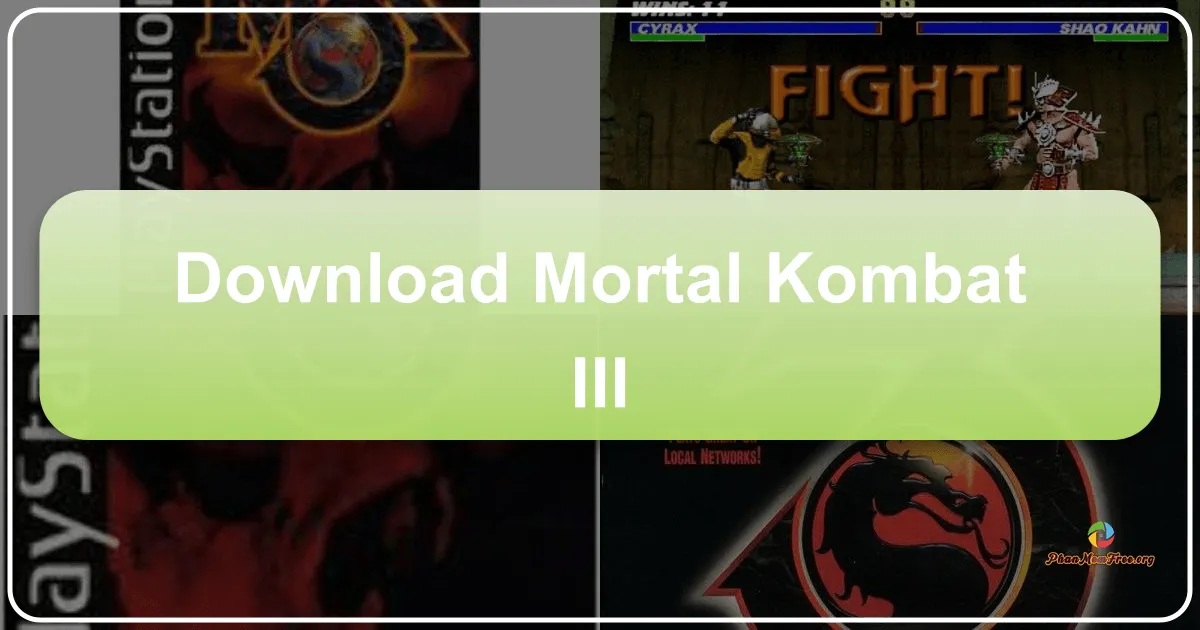 Mortal Kombat III: Huyền Thoại Rồng Đen Trên PC