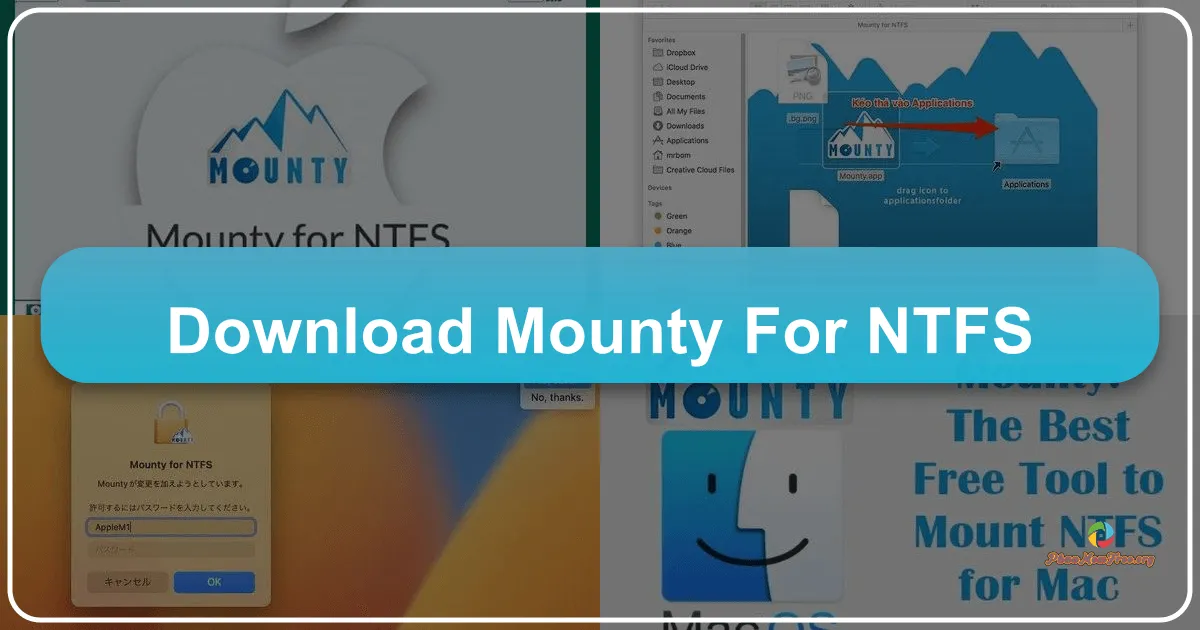 Mounty for NTFS: A Simple Solution for Remounting NTFS Volumes on macOS