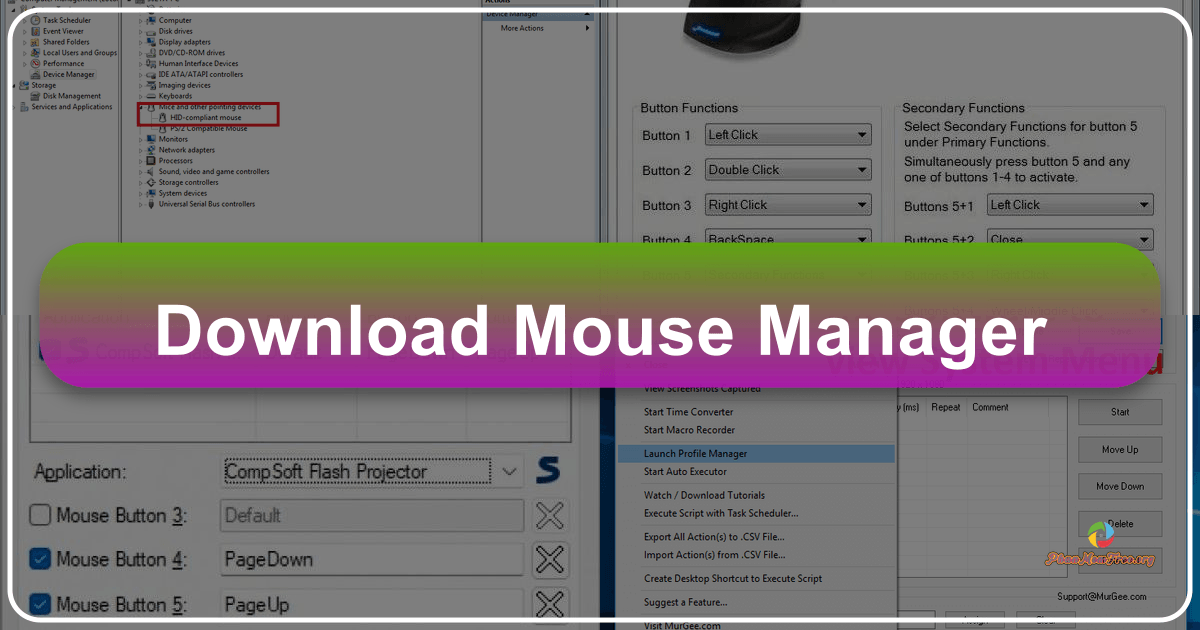 Mouse Manager offers universal mouse customization with button remapping for enhanced functionality. /images/download-mouse-manager.png