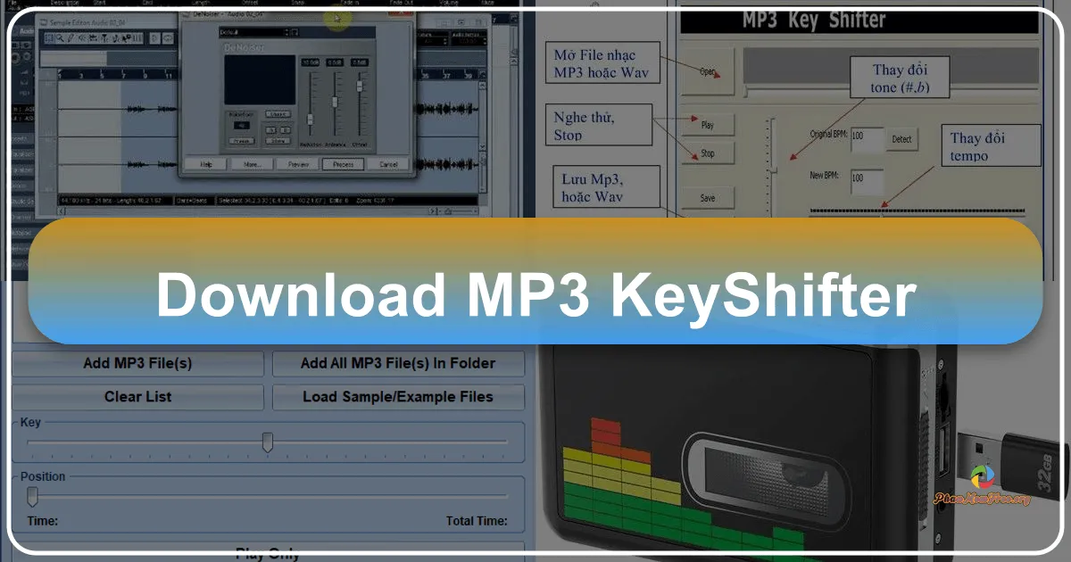 MP3 Keyshifter: Công cụ chỉnh sửa nhạc nền hoàn hảo cho giọng hát của bạn