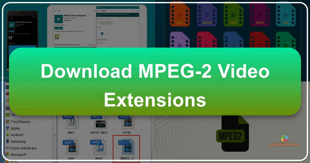 MPEG-2 Video Extensions for Windows