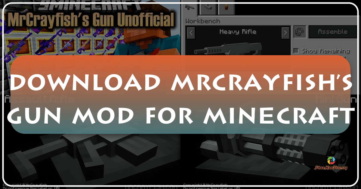 MrCrayfish's Gun Mod for Minecraft offers modular firearms and immersive combat enhancements. /images/download-mrcrayfishs-gun-mod-for-minecraft.png