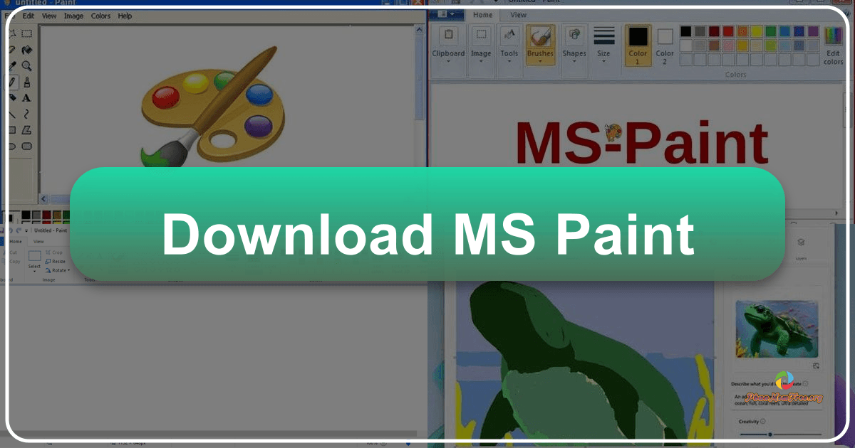 MS Paint: a nostalgic digital canvas offering simplicity and accessibility for image editing and creative expression since 1985. /images/download-ms-paint.png