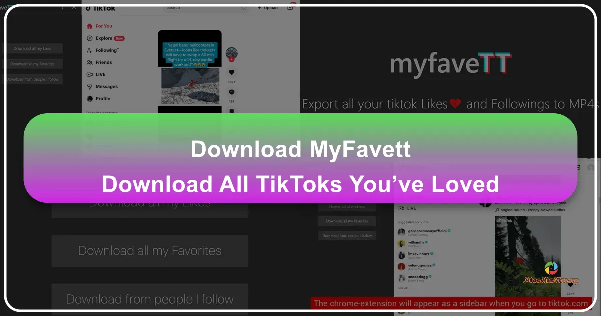 myfaveTT - Download All TikToks You've Loved