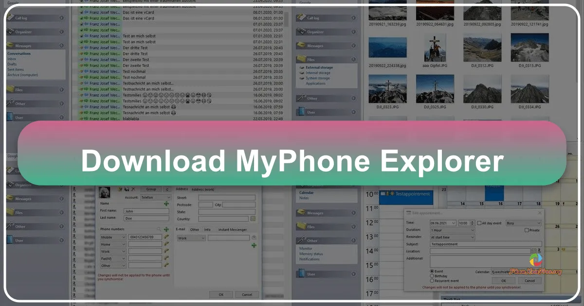MyPhoneExplorer: Bridging Your Phone and PC for Seamless Management