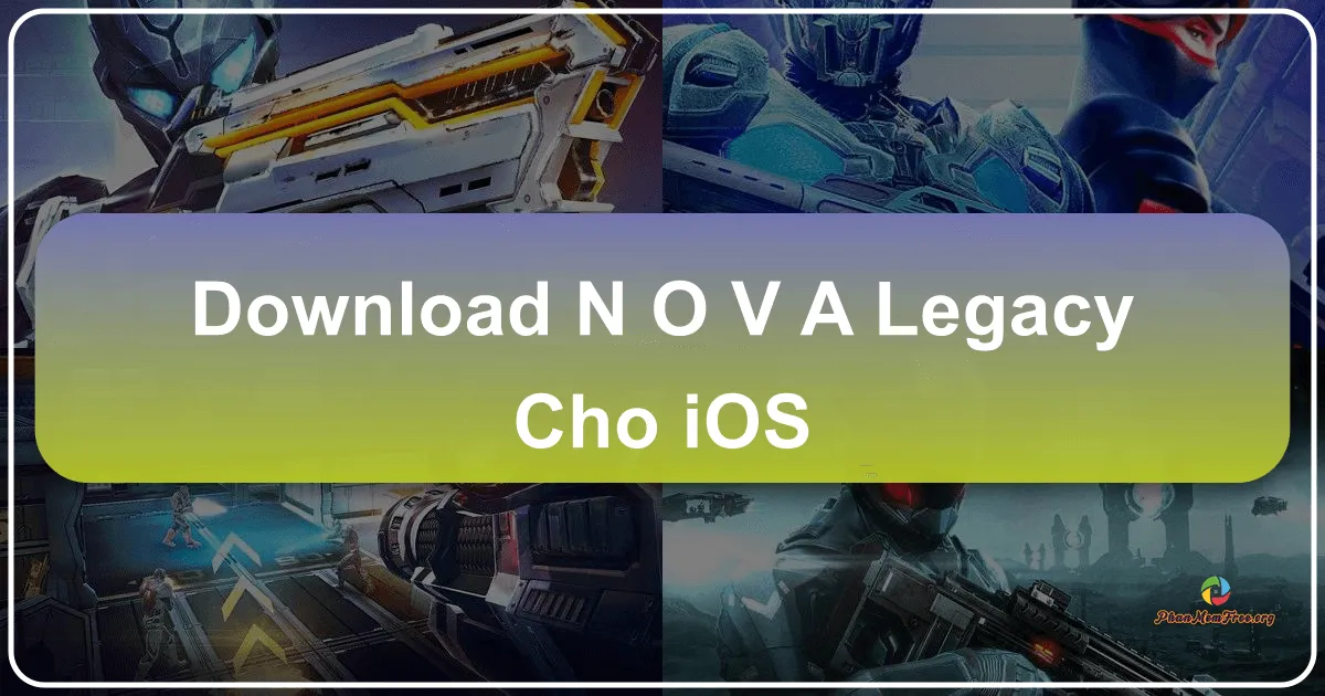 N.O.V.A. Legacy cho iOS: Trở lại chiến trường ngân hà huyền thoại