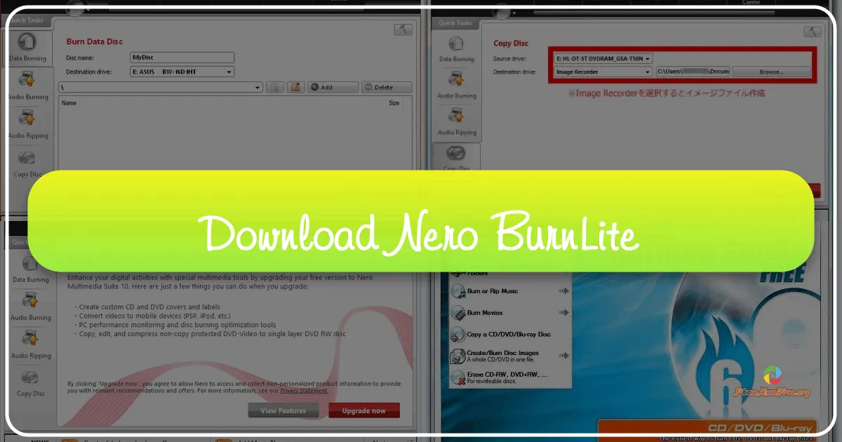 Nero BurnLite: Giải pháp ghi đĩa gọn nhẹ và hiệu quả