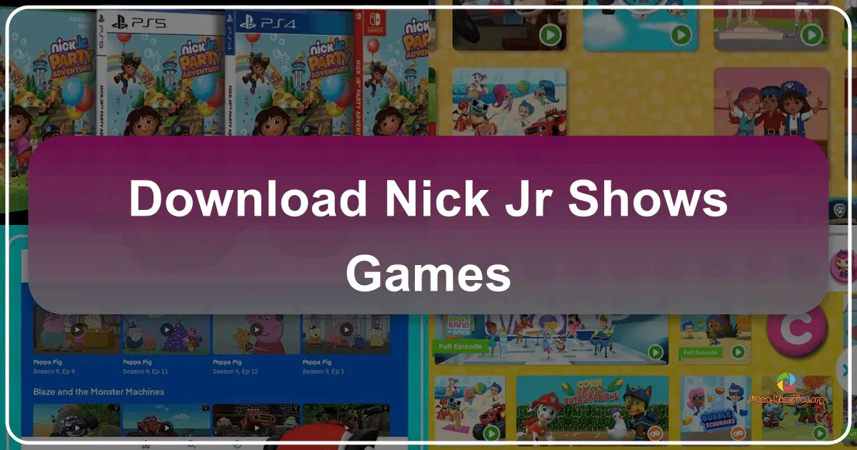 Nick Jr. - Shows & Games: A Comprehensive Guide
