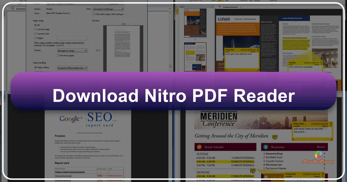 Nitro Reader 5: Trình Đọc và Xử Lý Tập Tin PDF Chuyên Nghiệp