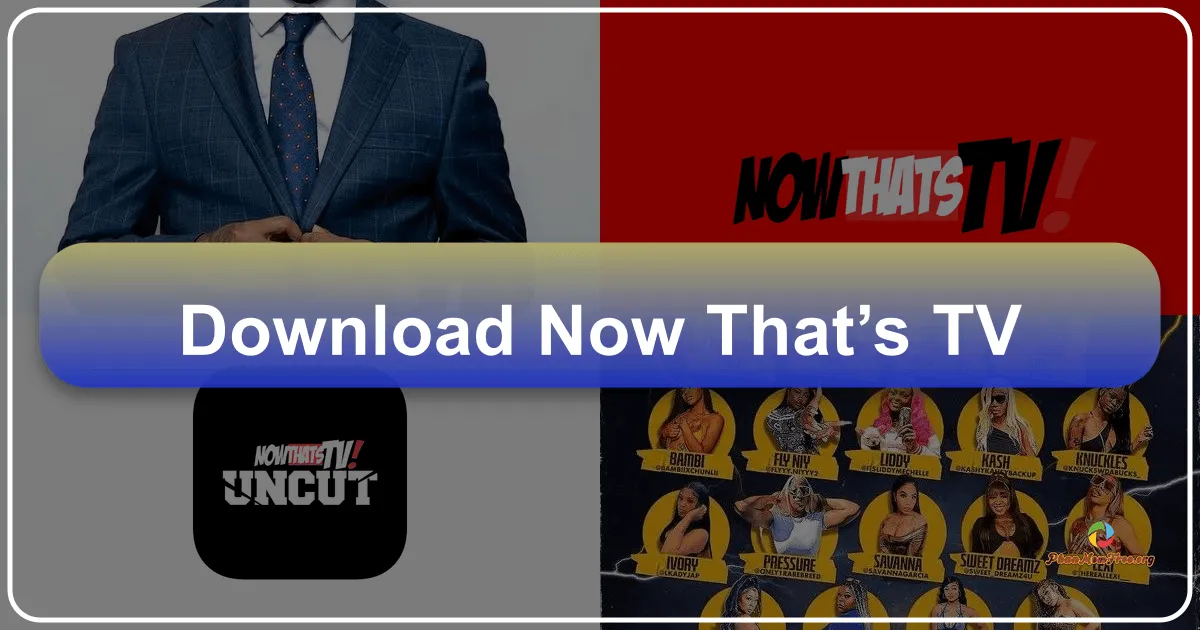 Now Thats TV: A Lifestyle App for Influencers and Filmmakers