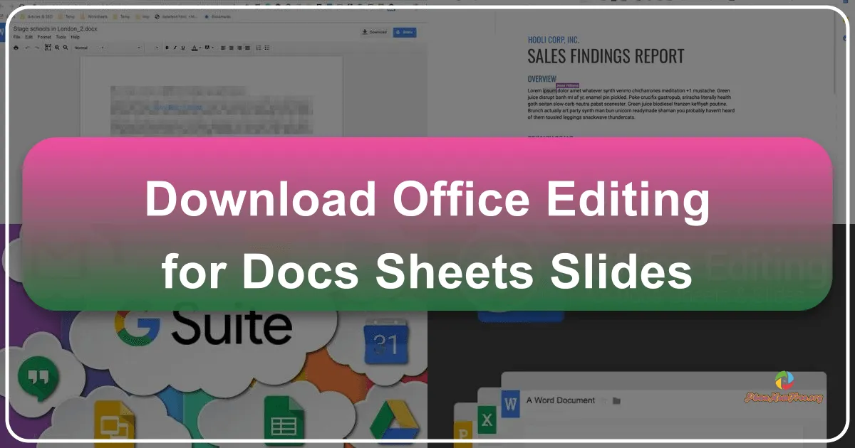Office Editing for Docs, Sheets & Slides: A Comprehensive Guide