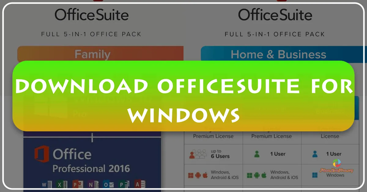 OfficeSuite for Windows: A Comprehensive Alternative for Your Productivity Needs