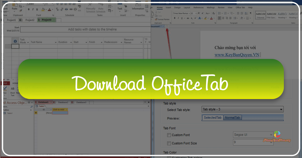 Office Tab giúp tối ưu hóa trải nghiệm làm việc với Microsoft Office. /images/download-officetab.png