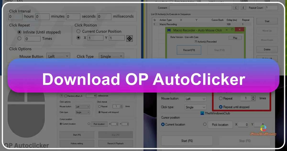 OP AutoCliker: A Comprehensive Review of the Free Auto-Clicking Software