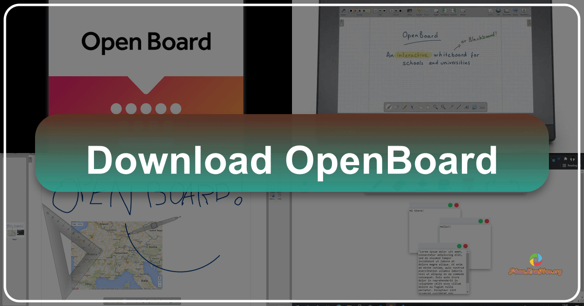 OpenBoard: A free, open-source virtual whiteboard for education and collaboration with interactive features. /images/download-openboard.png