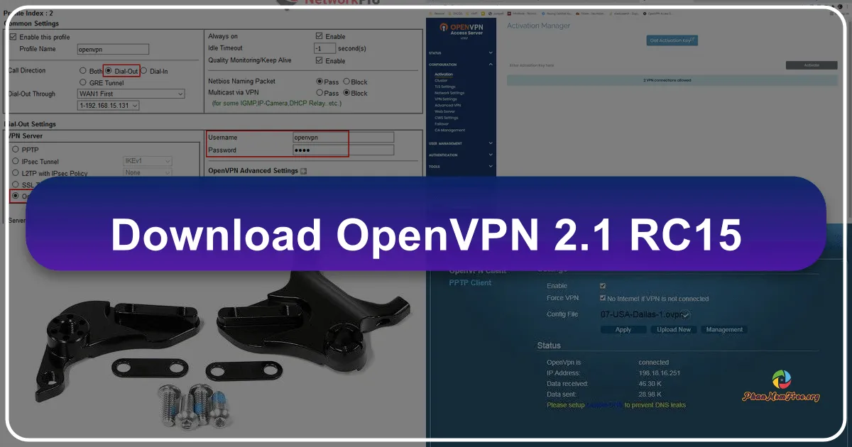 OpenVPN 2.1 RC15: Giải pháp VPN mã nguồn mở mạnh mẽ và an toàn
