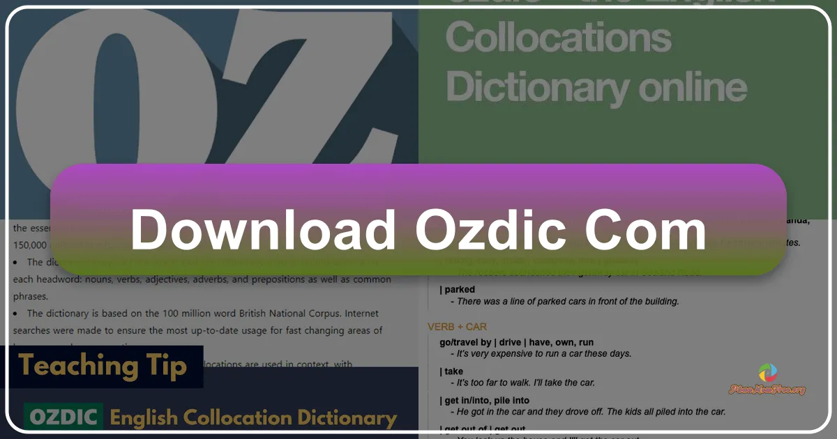 Ozdic.com: Từ điển Collocation Tiếng Anh Trực tuyến Hàng Đầu