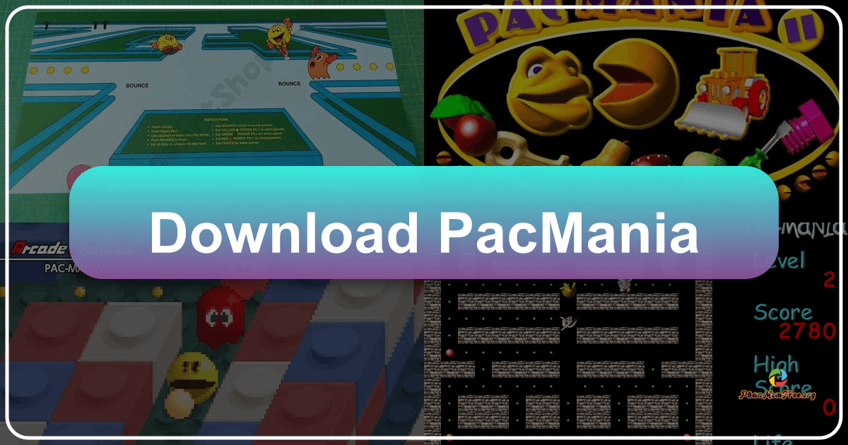 PacMania: A nostalgic arcade game with addictive gameplay and charming visuals, now available for download on PC. /images/download-pacmania.png