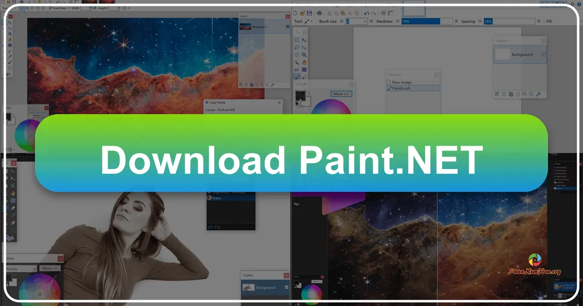 Paint.NET: Phần mềm chỉnh sửa ảnh miễn phí mạnh mẽ cho Windows