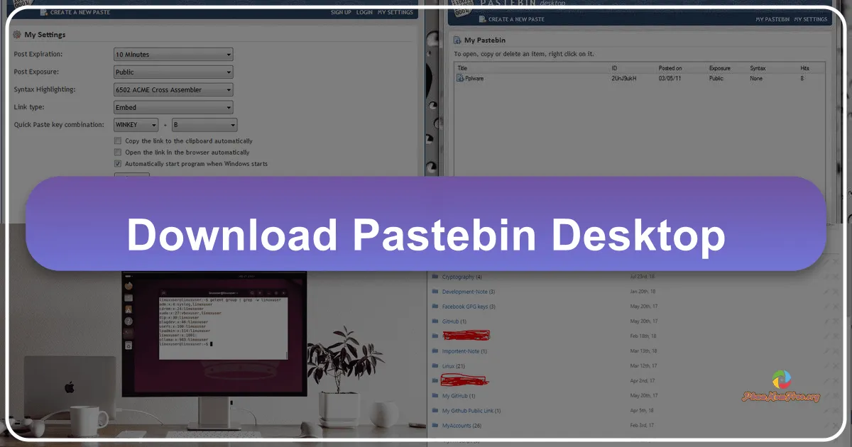Pastebin Desktop: Streamlining Your Text Sharing Workflow