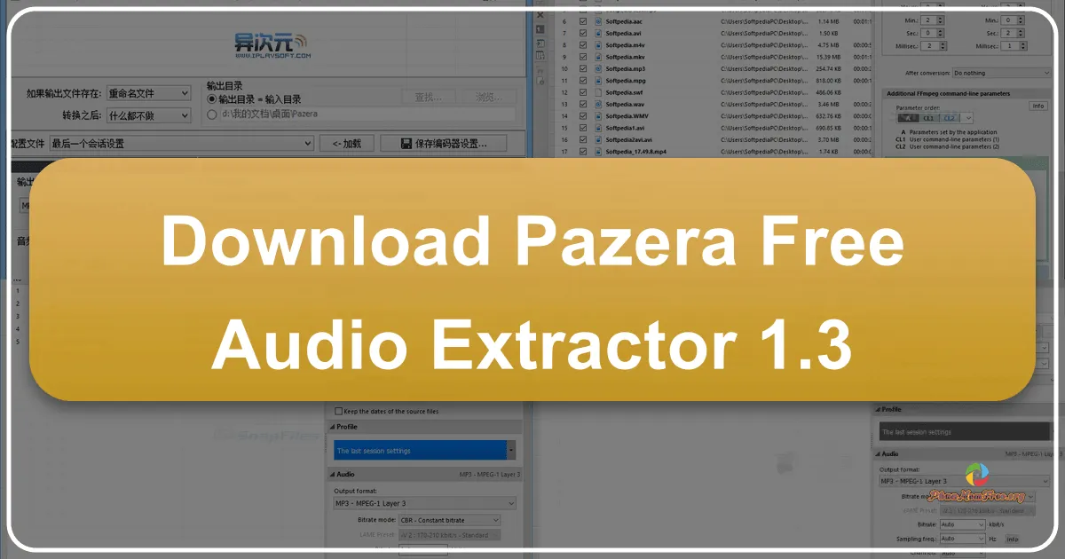 Pazera Free Audio Extractor 2.1: Trình Tách Âm Thanh Miễn Phí Hiệu Quả