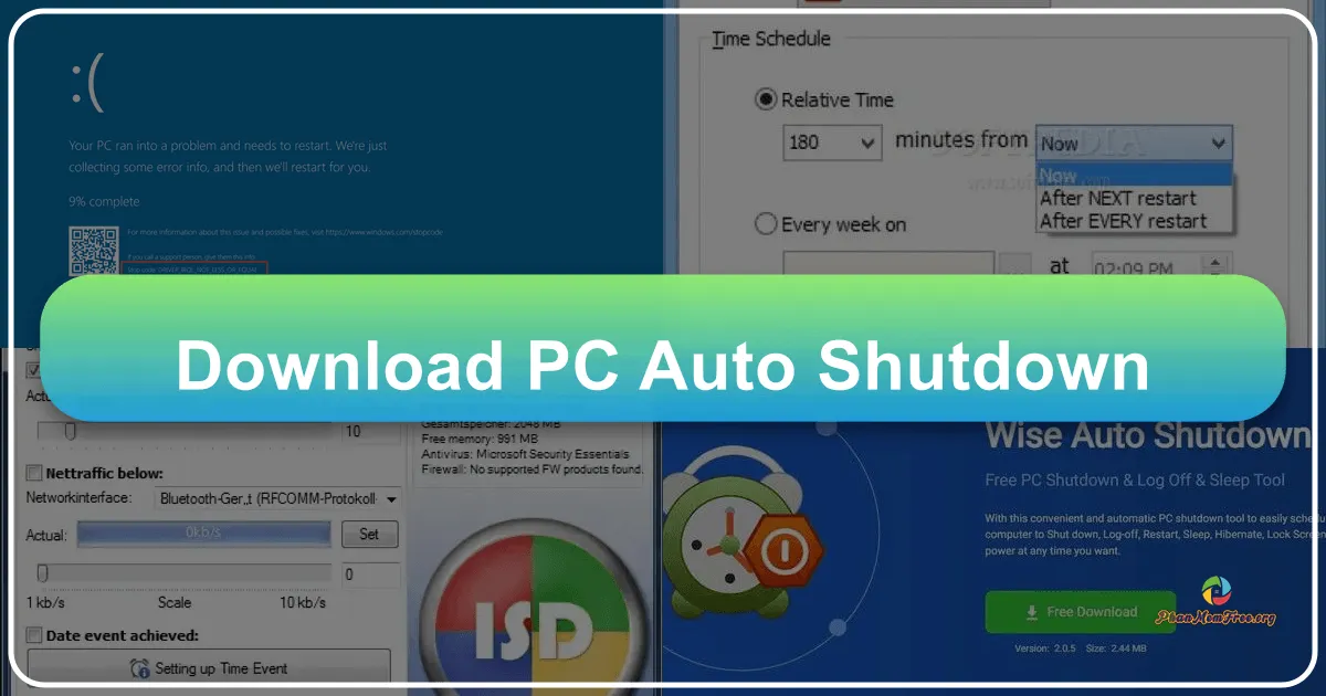 PC Auto Shutdown – Giải Pháp Hẹn Giờ Tắt Máy Tính Tự Động Hoàn Hảo