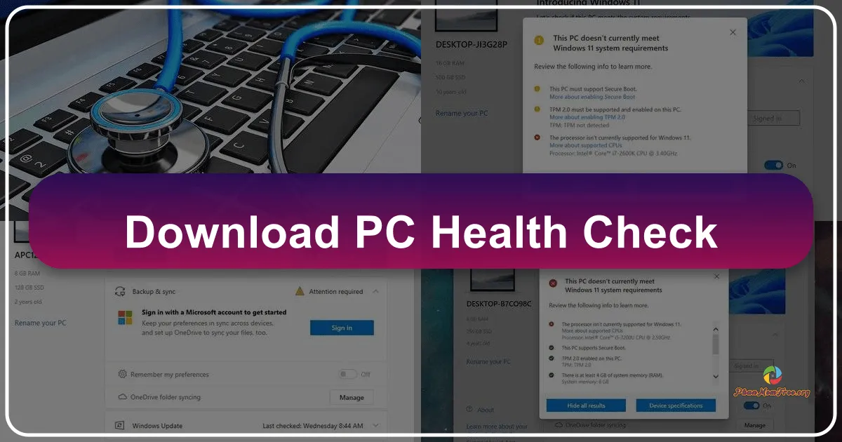 Kiểm tra Sức khỏe PC: Hướng dẫn sử dụng PC Health Check