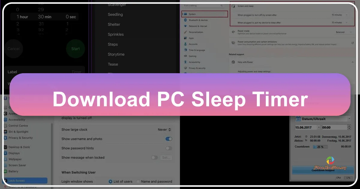 PC Sleep Timer: A Comprehensive Guide to Automating Your Computer's Shutdown, Restart, and Sleep