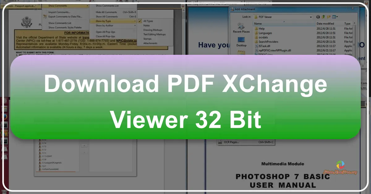 PDF-XChange Viewer 32-bit: Trình xem PDF nhẹ nhàng và hiệu quả