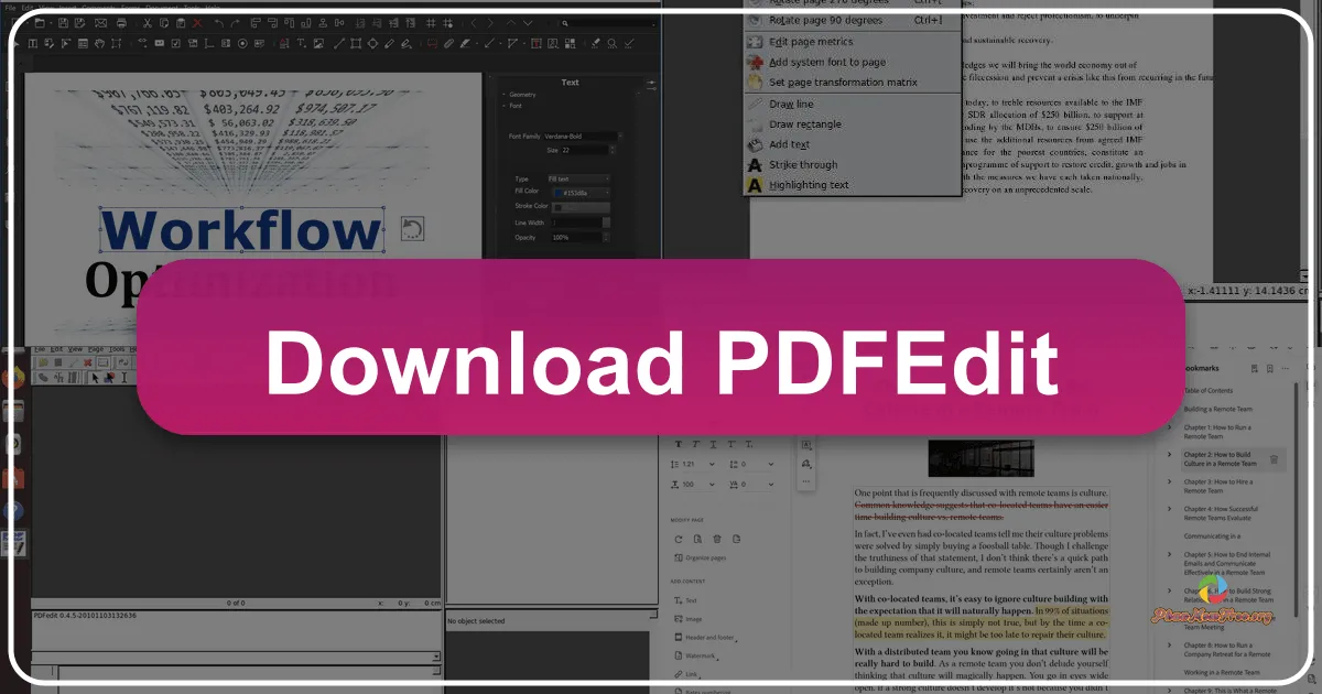 PDFedit: A Deep Dive into an Open-Source PDF Editor