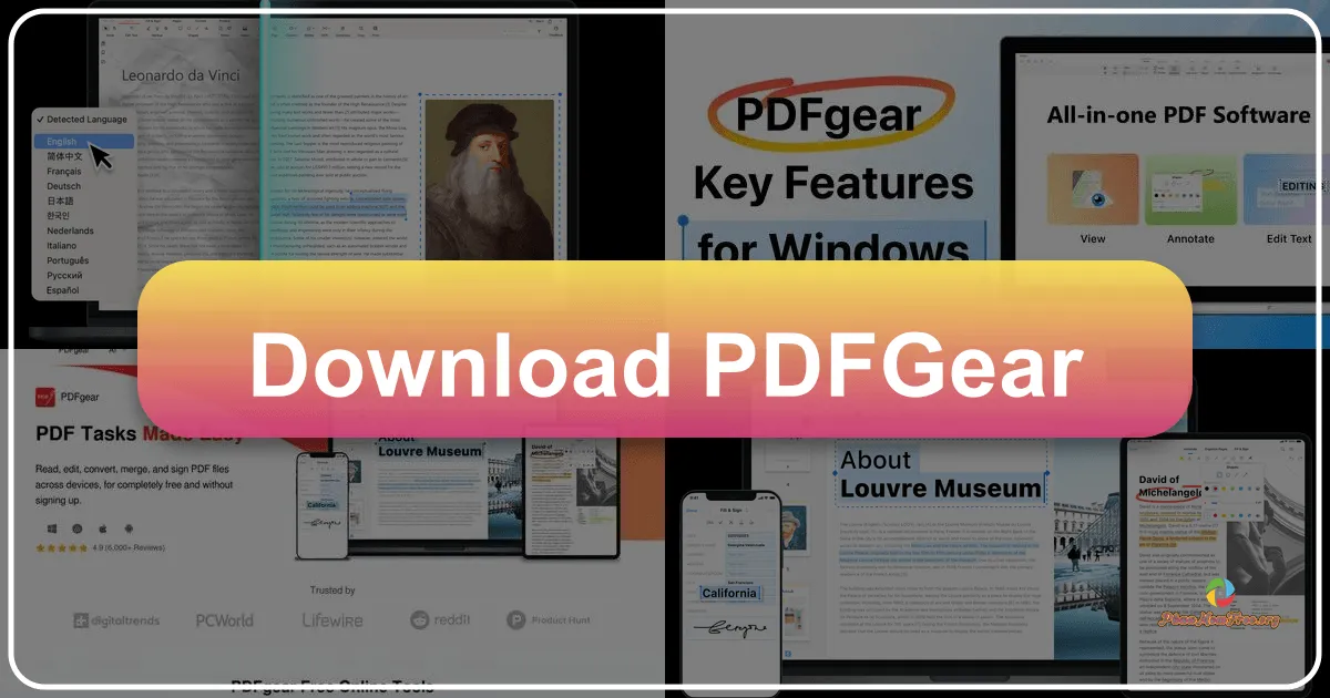 PDFgear: A Free Windows Photography Software Review